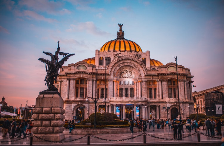 Palacio-de-bellas-artes-Città delMessico