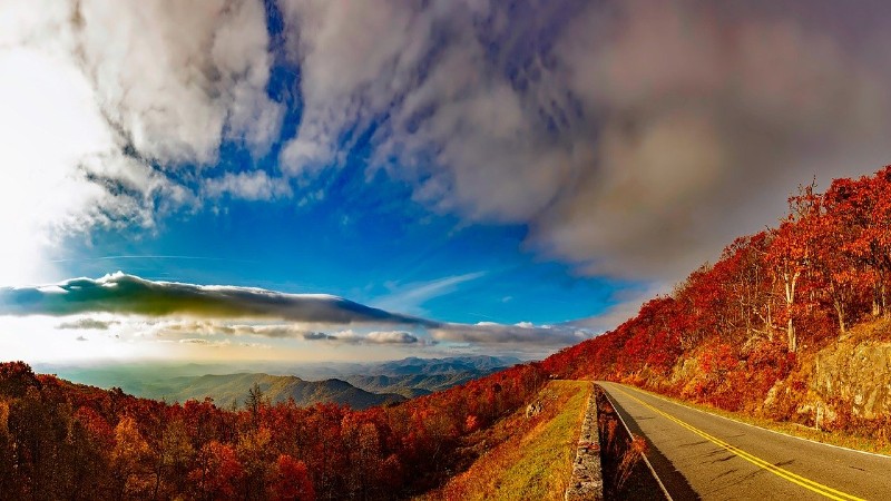 Natura-Blue Ridge montagna